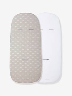 Puériculture-Poussette-Lot de 2 housses de protection pour matelas de nacelle