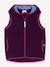 Fleece kindervest POPPELI FINKID, zip-in binnenjas geel+marineblauw+paars - vertbaudet enfant 