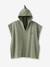 Poncho de bain bébé avec coton recyclé personnalisable Animal abricot+beige+ocre+olive - vertbaudet enfant 