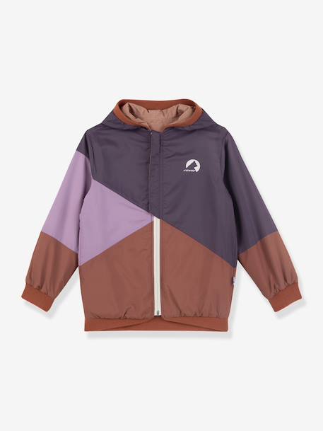 Omkeebare regenjas voor kinderen MUUTUVA FINKID karamel+perzik+saliegroen - vertbaudet enfant 