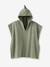 Poncho de bain bébé avec coton recyclé personnalisable Animal abricot+beige+ocre+olive - vertbaudet enfant 