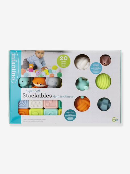 superzachte sensorische set INFANTINO meerkleurig - vertbaudet enfant 
