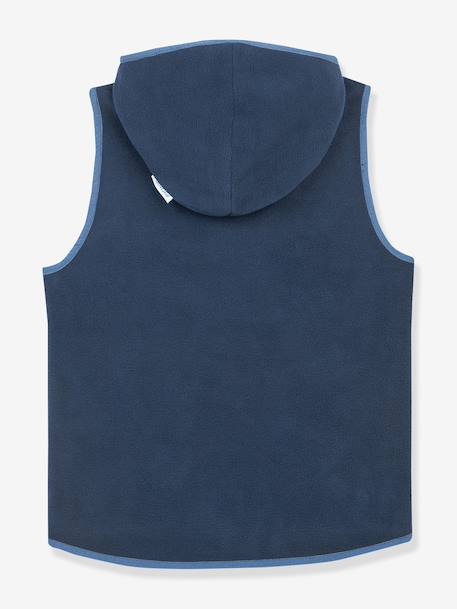 Fleece kindervest POPPELI FINKID, zip-in binnenjas geel+marineblauw+paars - vertbaudet enfant 