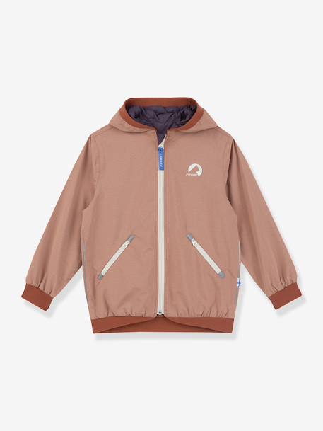 Omkeebare regenjas voor kinderen MUUTUVA FINKID karamel+perzik+saliegroen - vertbaudet enfant 