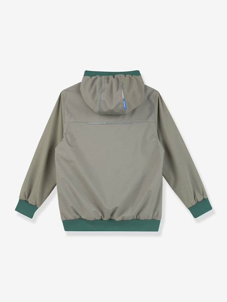 Omkeebare regenjas voor kinderen MUUTUVA FINKID karamel+perzik+saliegroen - vertbaudet enfant 