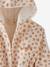 Peignoir enfant personnalisable Léopard, avec coton recyclé blanc imprimé - vertbaudet enfant 
