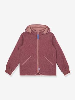 Meisje-Gebreide fleece kinderjas TONTTU KNIT FINKID, zip-in binnenjas
