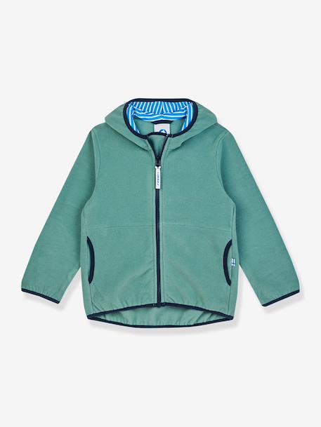 Fleece kinderjas PAUKKU FINKID, zip-in binnenjas geel+marineblauw+paars+turquoiseblauw - vertbaudet enfant 