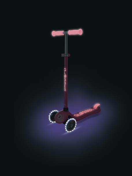 Primo Lights - Trottinette Lumineuse à 3 Roues corail - vertbaudet enfant 