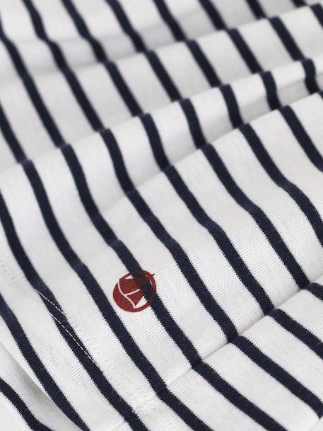 Robe à rayures enfant en coton marine - vertbaudet enfant 