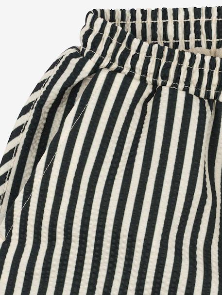 Short de bain rayé Asnou vert - vertbaudet enfant 