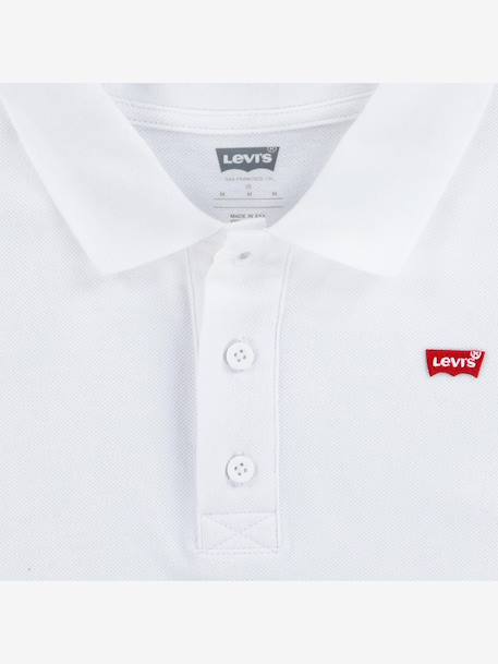Polo LEVI'S garçon manches courtes blanc+marine - vertbaudet enfant 