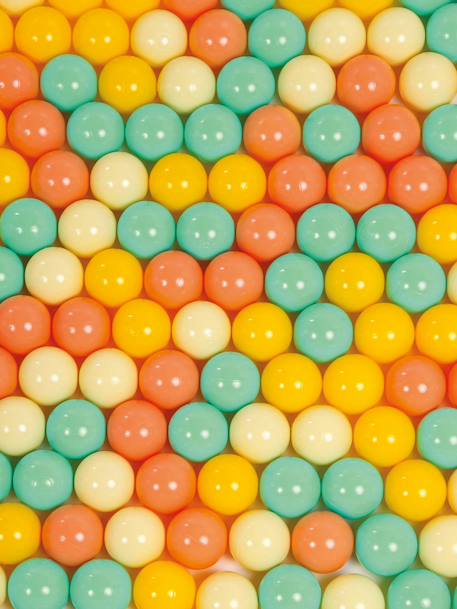 75 gemengde speelballen LUDI meerkleurig - vertbaudet enfant 