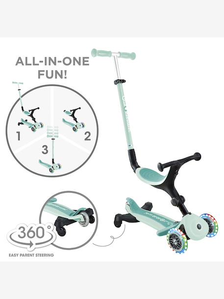 Trottinette évolutive - Go Up Active Lights 360°- menthe+rose - vertbaudet enfant 
