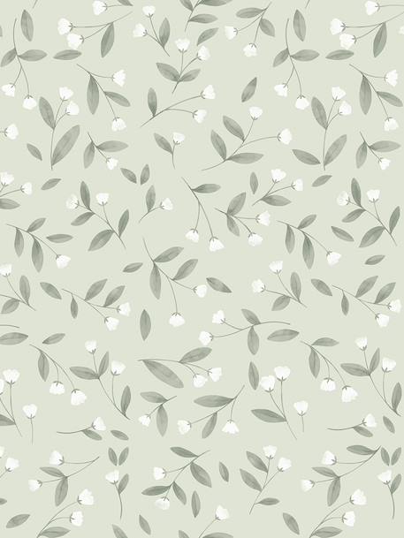 Vliesbehang Jolis bourgeons LILIPINSO groen - vertbaudet enfant 