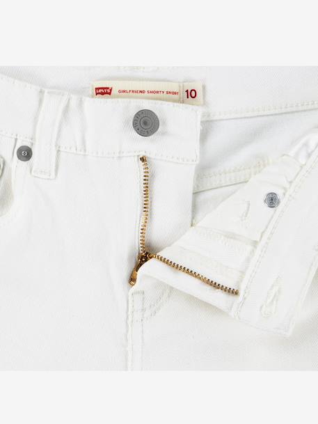 Short en jean Girlfriend shorts LEVI'S bleu+écru - vertbaudet enfant 