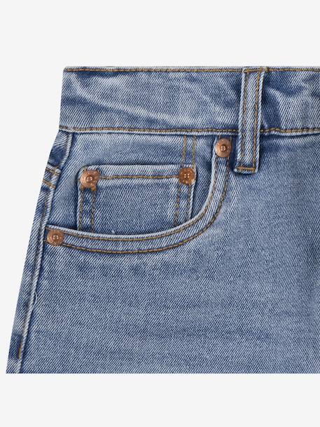 Short en jean Girlfriend shorts LEVI'S bleu+écru - vertbaudet enfant 