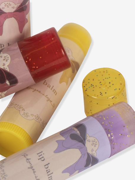 Set van 5 lippenbalsems KONGES SLOJD meerkleurig - vertbaudet enfant 