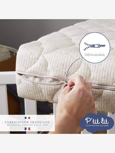 Matelas bébé déhoussable Coconut thermorégulateur blanc - vertbaudet enfant 