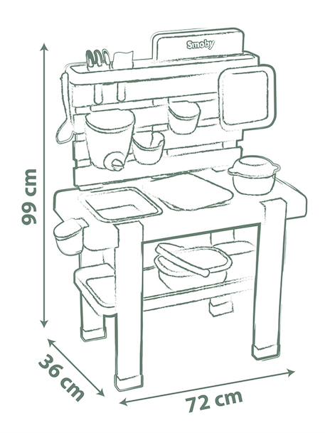 Mud Kitchen SMOBY keukens meerkleurig - vertbaudet enfant 