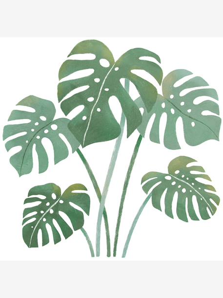 Stickers feuille Monstera YATSUNI vert - vertbaudet enfant 