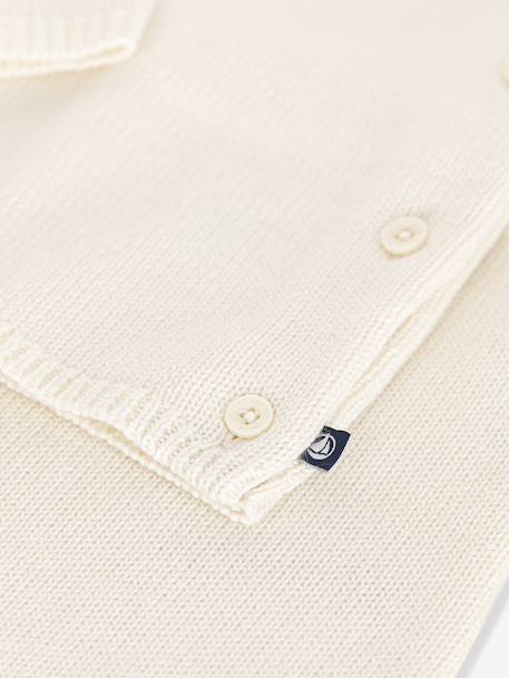 2-delige tricot set voor baby PETIT BATEAU ecru - vertbaudet enfant 