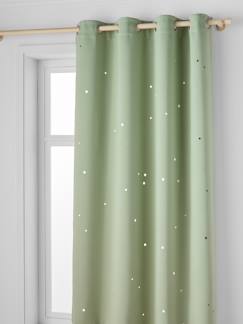 Linge de maison et décoration-Décoration-Rideau-Rideau à oeillets occultant et motifs perforés