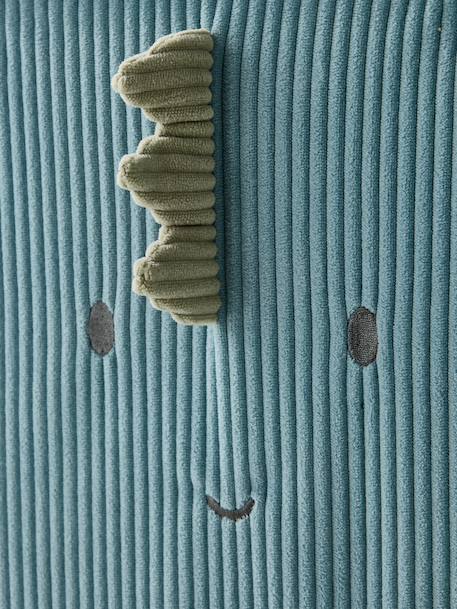 Lot de 2 bacs de rangement dino Minisaurus en velours côtelé vert sauge - vertbaudet enfant 