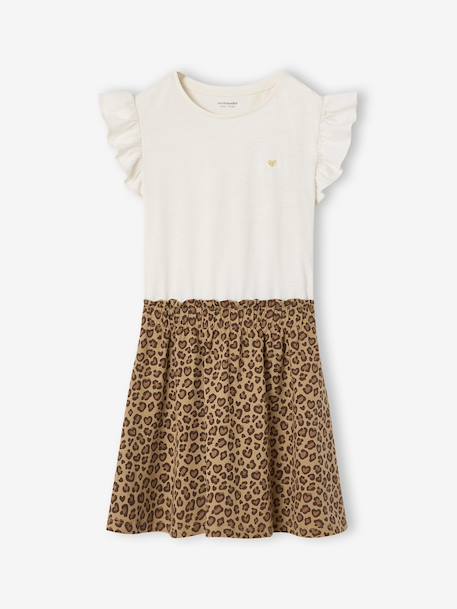 Fille-Robe fille effet 2 en 1 