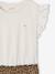 Robe fille effet 2 en 1 beige+écru+indigo+rayé rose+rose pâle - vertbaudet enfant 
