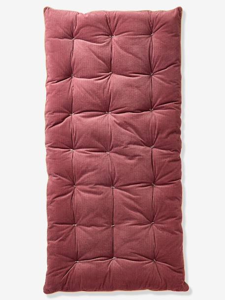 Matelas de sol bi-matière fleurs/velours Arizona rose - vertbaudet enfant 