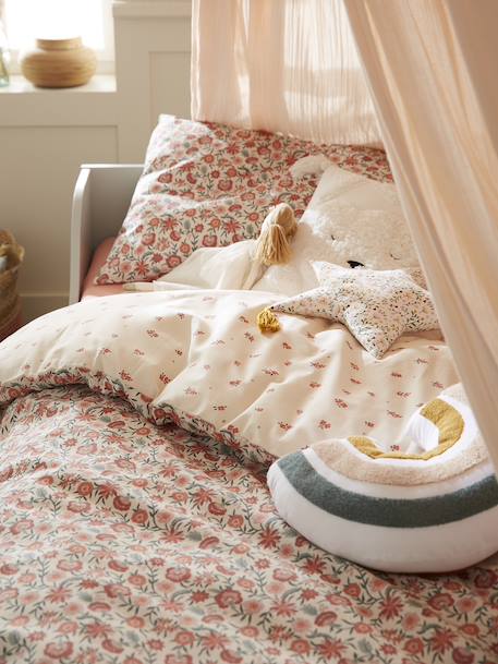 Set dekbedovertrek + kussensloop voor kinderen GIPSY Oeko-Tex¨ beige /meerkleurig - vertbaudet enfant 