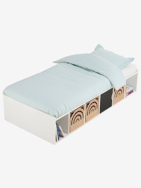 SQUARE kinderbed met opbergruimte wit - vertbaudet enfant 