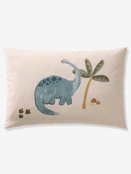 Parure housse de couette bébé et taie d'oreiller MINISAURUS écru - vertbaudet enfant 