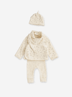 Bébé-Accessoires-Ensemble naissance 4 pièces bébé petites oies coffret cadeau 