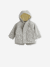 3-in-1 babyparka voor in het tussenseizoen met uitneembaar sherpa mouwloos vest saliegroen - vertbaudet enfant 