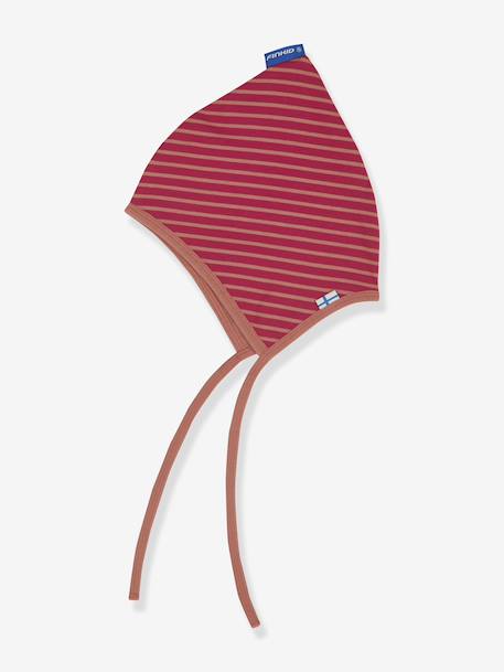 Bonnet pointu pour enfants POIJU finkid, en jersey rayé framboise+marine+vert - vertbaudet enfant 