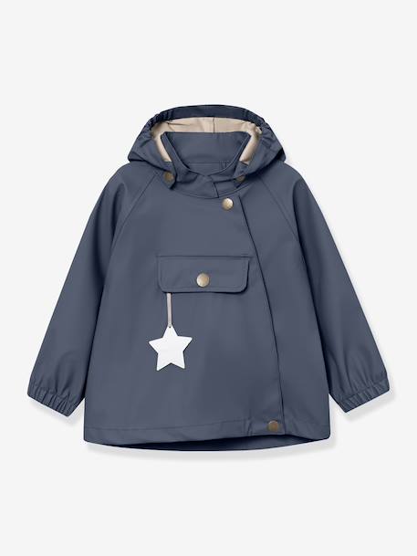 Ensemble enfant : veste de pluie & pantalon imperméable MATWAINIS bleu foncé+vert - vertbaudet enfant 