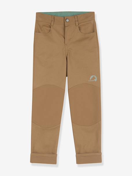 Pantalon pour enfants KUULU CANVAS finkid, coupe droite bois de rose+caramel - vertbaudet enfant 