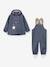 Kinderset: regenjas & waterdichte broek MATWAINIS donkerblauw+groen - vertbaudet enfant 