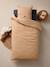Parure housse de couette + taie d'oreiller OURSON, avec coton recyclé beige imprimé - vertbaudet enfant 