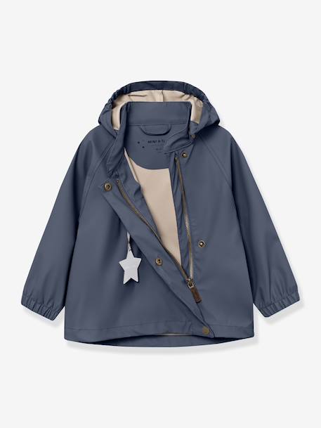Ensemble enfant : veste de pluie & pantalon imperméable MATWAINIS bleu foncé+vert - vertbaudet enfant 