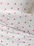 Parure housse de couette enfant et taie d'oreiller COEURS blanc imprimé - vertbaudet enfant 