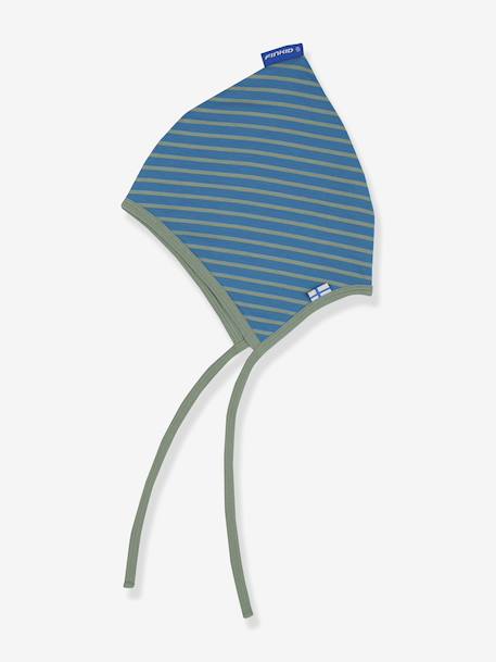 Puntige kindermuts POIJU FINKID, van gestreepte jersey framboos+groen+marineblauw - vertbaudet enfant 