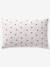 Parure housse de couette enfant et taie d'oreiller COEURS blanc imprimé - vertbaudet enfant 