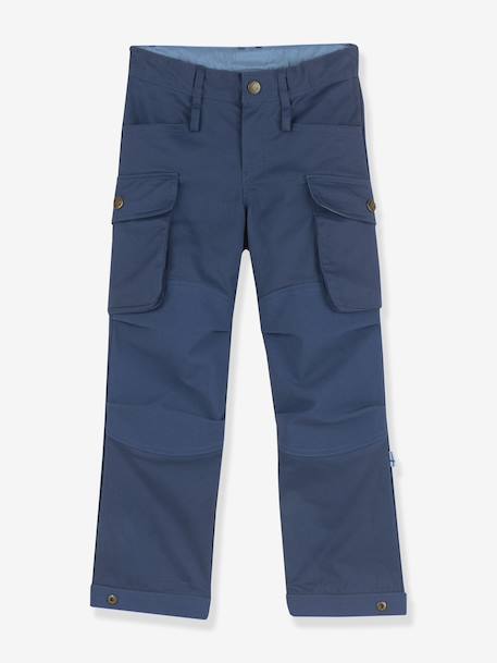 Pantalon cargo pour enfants KOSKI CANVAS finkid bleu jean - vertbaudet enfant 