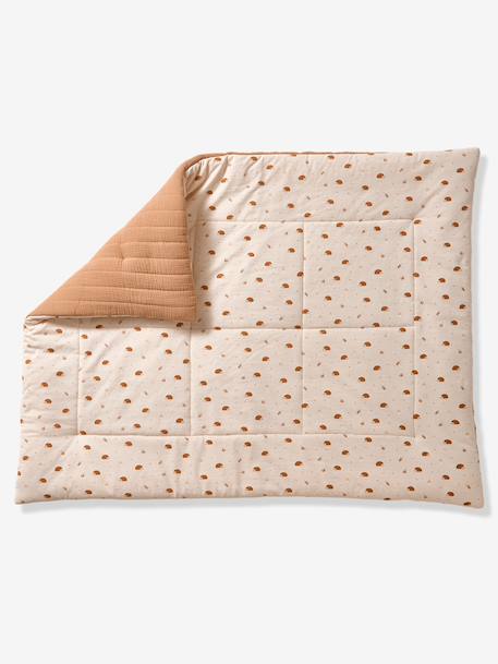 Couverture / Fond de parc HÉRISSON beige imprimé - vertbaudet enfant 