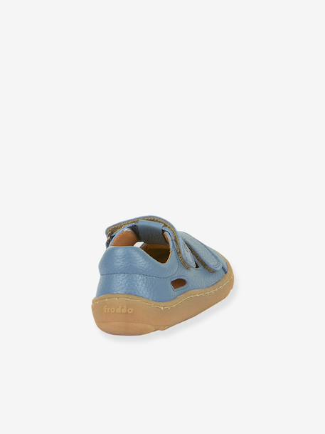 Sandales à brides pieds nus pour enfants BAREFOOT SANDAL froddo bleu ciel+caramel+marine - vertbaudet enfant 