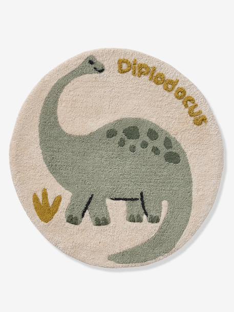 Rond tapijt Dinosaurus Minisaurus groen - vertbaudet enfant 