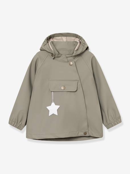 Kinderset: regenjas & waterdichte broek MATWAINIS donkerblauw+groen - vertbaudet enfant 